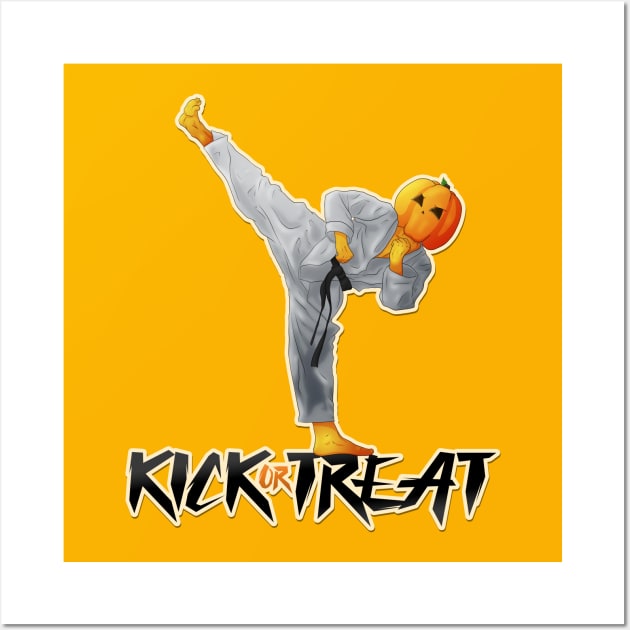 Kick-Or-Treat Wall Art by Jarrodjvandenberg